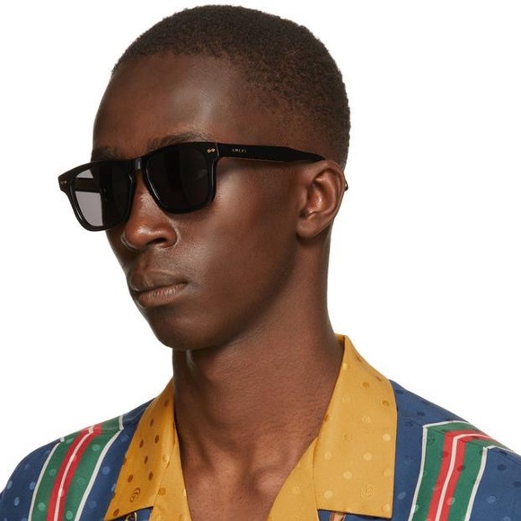 NEW GUCCI GG0735S 004 GREEN BLACK SUNGLASSES GUCCI GG 0735S - Picture 6 of 12